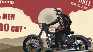 Royal Enfield Promotional Motorcycle Poster - Size A4