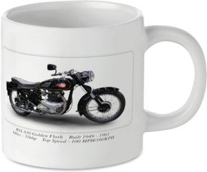 BSA A10 Golden Flash Motorbike Tea Coffee Mug Ideal Biker Gift Printed UK