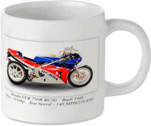 Honda VFR 750R RC30 Motorcycle Motorbike Tea Coffee Mug Ideal Biker Gift Printed UK