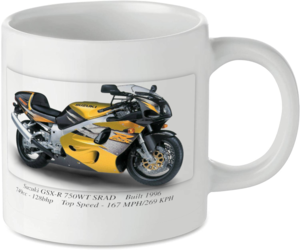 Suzuki GSX-R 750WT SRAD Motorcycle Motorbike Tea Coffee Mug Ideal Biker Gift Printed UK