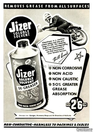 Jizer Cleaner Promotional Motorcycle Poster - Size A3/A4