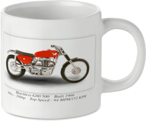 Matchless G80 500 Motorcycle Motorbike Tea Coffee Mug Ideal Biker Gift Printed UK