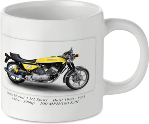 Moto Morini 3 1/2 Sport Motorbike Tea Coffee Mug Ideal Biker Gift Printed UK