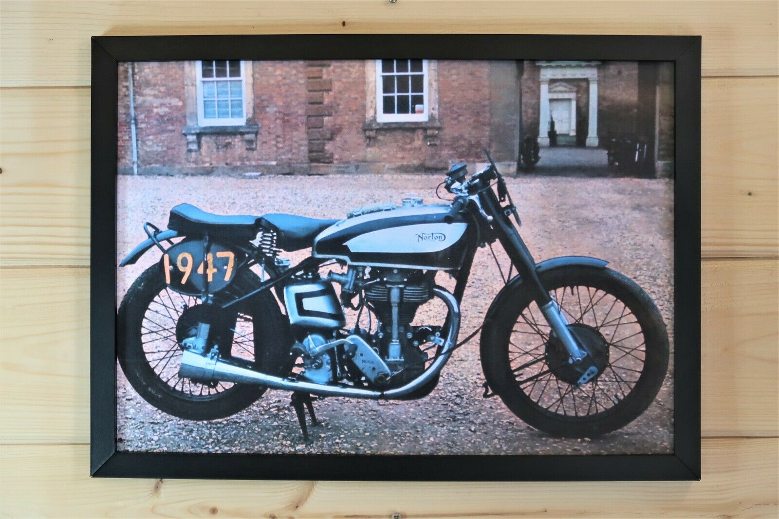 Manx Norton Motorcycle - A3/A4 Size Print Poster