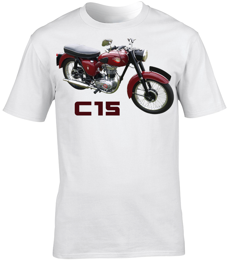 BSA C15 Motorbike Motorcycle - T-Shirt