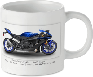 Yamaha YZF-R1 Motorcycle Motorbike Tea Coffee Mug Ideal Biker Gift Printed UK