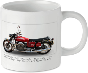 Moto Guzzi 850 GT Eldorado Motorbike Tea Coffee Mug Ideal Biker Gift Printed UK