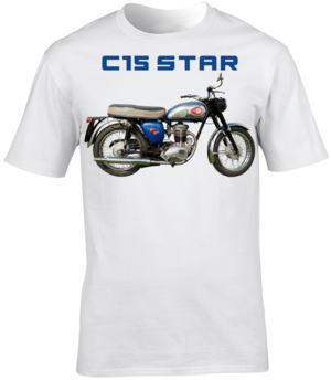 BSA C15 Star Motorbike Motorcycle - T-Shirt