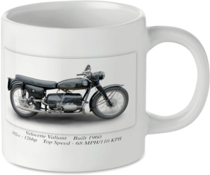 Velocette Valiant Motorcycle Motorbike Tea Coffee Mug Ideal Biker Gift Printed UK