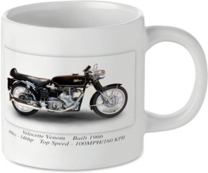Velocette Venom Motorcycle Motorbike Tea Coffee Mug Ideal Biker Gift Printed UK