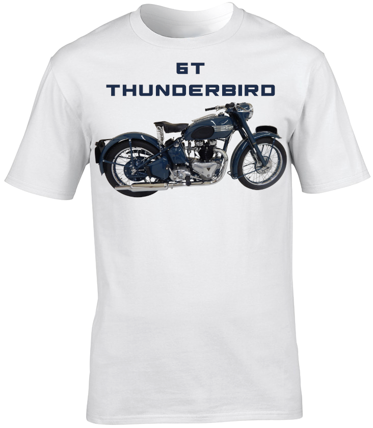 Triumph 6T Thunderbird Motorbike Motorcycle - T-Shirt