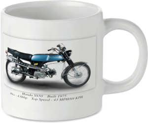 Honda SS50 Motorcycle Motorbike Tea Coffee Mug Ideal Biker Gift Printed UK