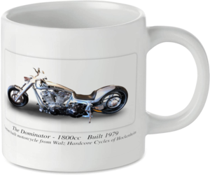 Harley Davidson The Dominator Motorbike Tea Coffee Mug Ideal Biker Gift Printed UK