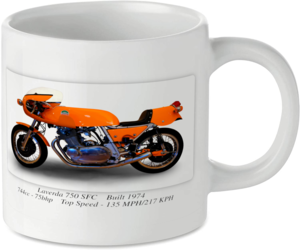 Laverda 750 SFC Motorcycle Motorbike Tea Coffee Mug Ideal Biker Gift Printed UK