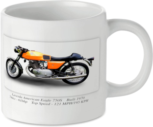 Laverda American Eagle 750S Motorcycle Motorbike Tea Coffee Mug Ideal Biker Gift Printed UK