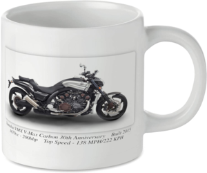 Yamaha VMX V-Max Carbon 30th Anniversary Motorcycle Motorbike Tea Coffee Mug Ideal Biker Gift Printed UK