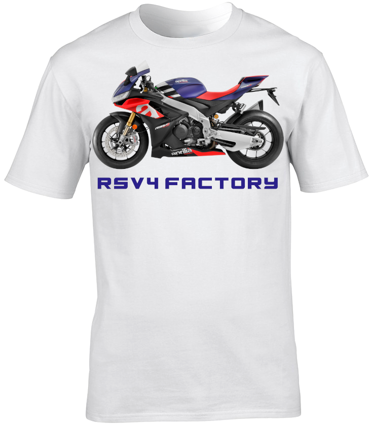 Aprilia RSV4 Factory Motorbike Motorcycle - T-Shirt