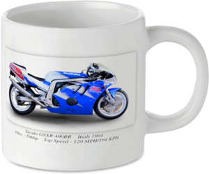 Suzuki GSXR 400RR Tea Coffee Mug Ideal Biker Gift Printed UK