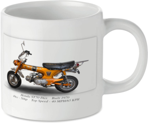 Honda ST70 Dax Motorbike Motorcycle Tea Coffee Mug Ideal Biker Gift Printed UK