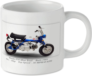 Honda Z50 Mini Trial Motorbike Motorcycle Tea Coffee Mug Ideal Biker Gift Printed UK