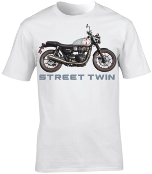 Triumph Street Twin Motorbike Motorcycle - T-Shirt