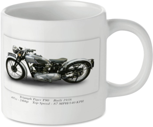 Triumph Tiger T90 Motorbike Motorcycle Tea Coffee Mug Ideal Biker Gift Printed UK