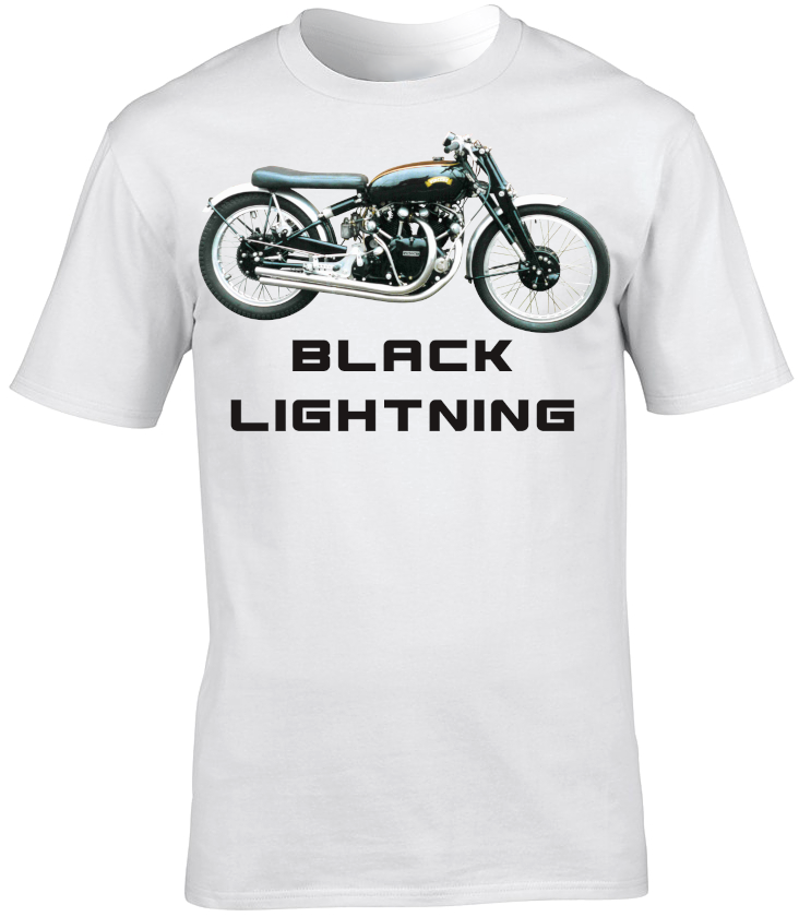 Vincent Black Lightning Motorbike Motorcycle - T-Shirt