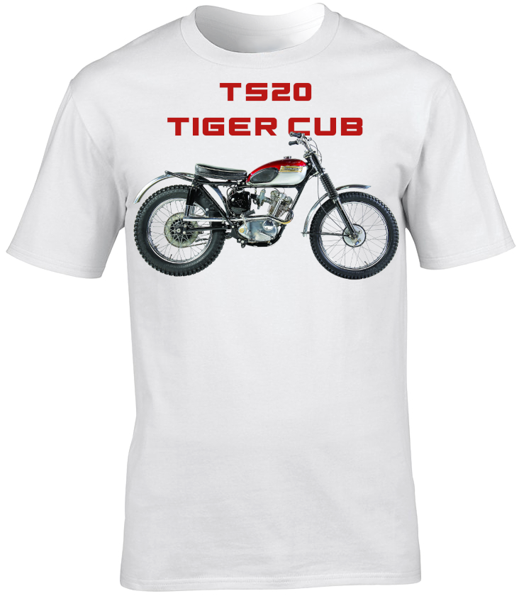 Triumph TS20 Tiger Cub Motorbike Motorcycle - T-Shirt