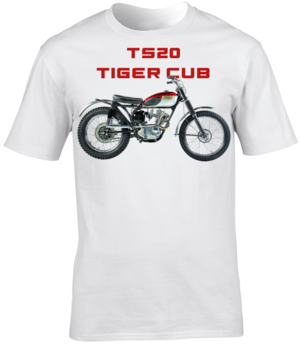 Triumph TS20 Tiger Cub Motorbike Motorcycle - T-Shirt
