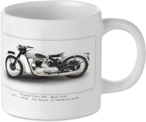 Triumph Tiger S90 Motorcycle Motorbike Tea Coffee Mug Ideal Biker Gift Printed UK