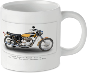 Triumph Bonneville T120R Motorbike Motorcycle Tea Coffee Mug Ideal Biker Gift Printed UK