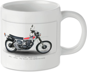 Yamaha XT500 Motorbike Motorcycle Tea Coffee Mug Ideal Biker Gift Printed UK