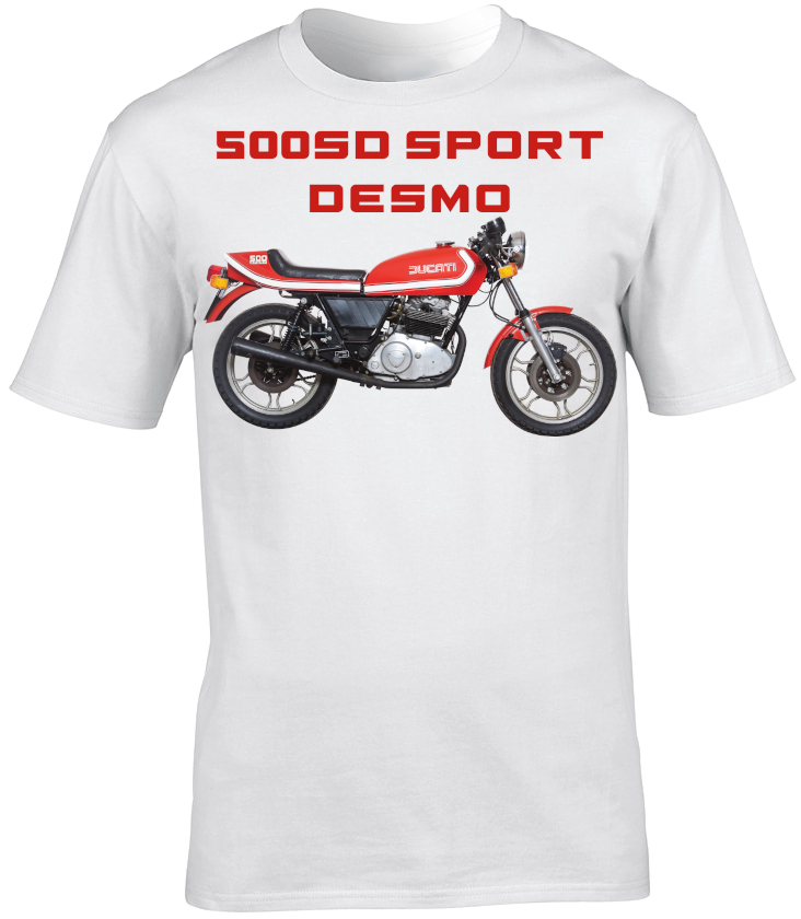 Ducati 500SD Sport Desmo Motorbike Motorcycle - T-Shirt