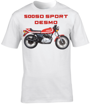 Ducati 500SD Sport Desmo Motorbike Motorcycle - T-Shirt