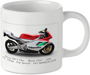 Bimota 500 V Due Motorbike Tea Coffee Mug Ideal Biker Gift Printed UK