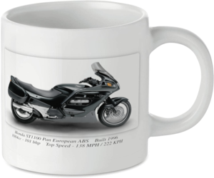 Honda ST1100 Pan European ABS Motorbike Motorcycle Tea Coffee Mug Ideal Biker Gift Printed UK