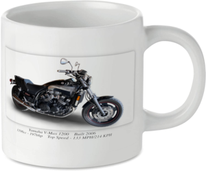 Yamaha V-Max 1200 Motorbike Motorcycle Tea Coffee Mug Ideal Biker Gift Printed UK