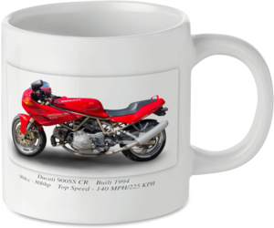 Ducati 900SS CR Motorbike Motorcycle Tea Coffee Mug Ideal Biker Gift Printed UK