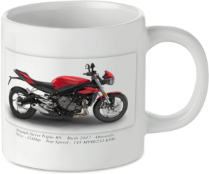 Triumph Street Triple RS Motorbike Motorcycle Tea Coffee Mug Ideal Biker Gift Printed UK