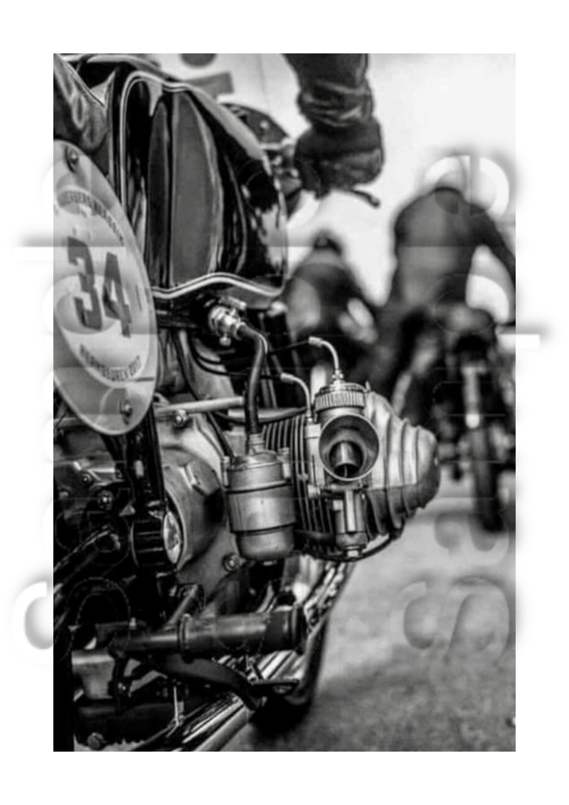 BMW Motorbike Motorcycle - A3/A4 Size Print Poster