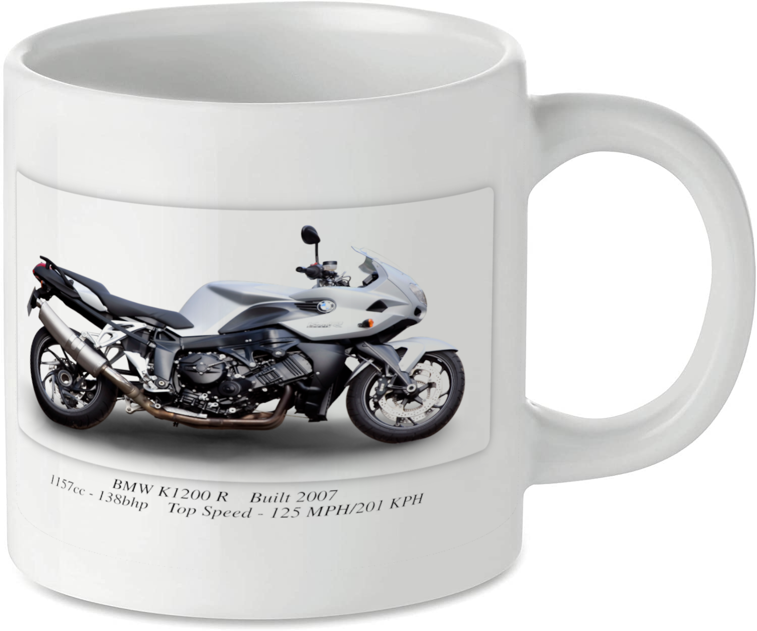 BMW K1200 R Motorbike Motorcycle Tea Coffee Mug Ideal Biker Gift Printed UK