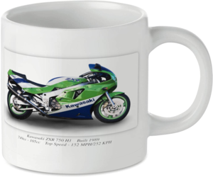 Kawasaki ZXR 750 H1 Motorbike Motorcycle Tea Coffee Mug Ideal Biker Gift Printed UK