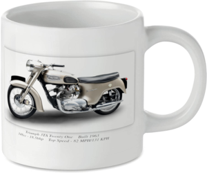 Triumph 3TA Twenty One Motorbike Motorcycle Tea Coffee Mug Ideal Biker Gift Printed UK