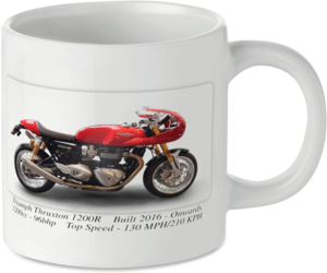 Triumph Thruxton 1200R Motorbike Tea Coffee Mug Ideal Biker Gift Printed UK