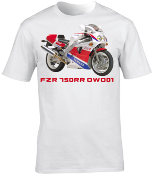 Yamaha FZR 750RR OWO01 Motorbike Motorcycle - T-Shirt