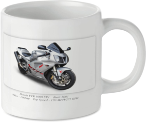 Honda VTR 1000 SP1 Motorbike Motorcycle Tea Coffee Mug Ideal Biker Gift Printed UK