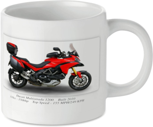 Ducati Multistrada 1200 Motorbike Motorcycle Tea Coffee Mug Ideal Biker Gift Printed UK