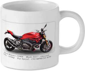 Ducati Monster 1200S Motorbike Tea Coffee Mug Ideal Biker Gift Printed UK