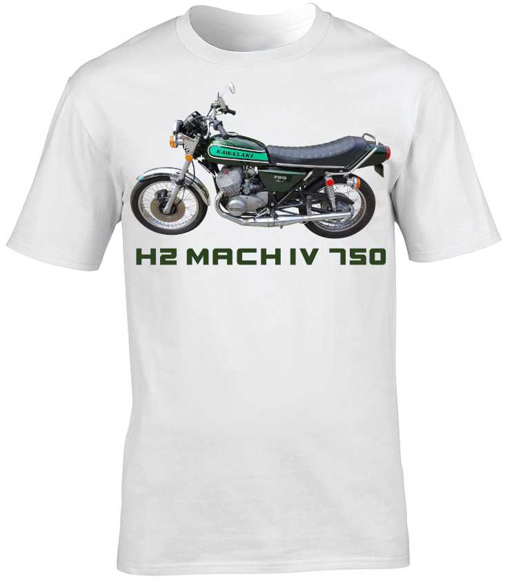 Kawasaki H2 Mach IV 750 Motorbike Motorcycle - T-Shirt