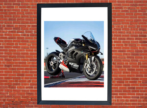 Ducati Corse Motorbike Motorcycle - A4 Size Print Poster